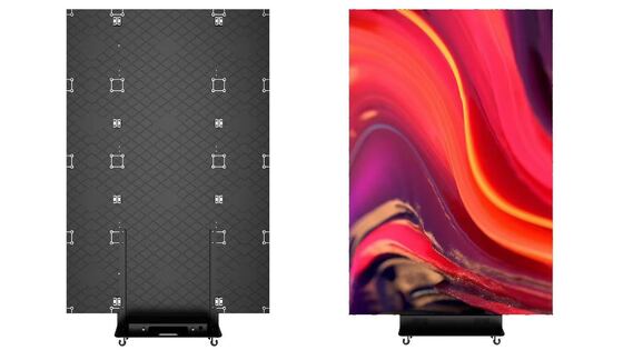 macchina pubblicitaria a led